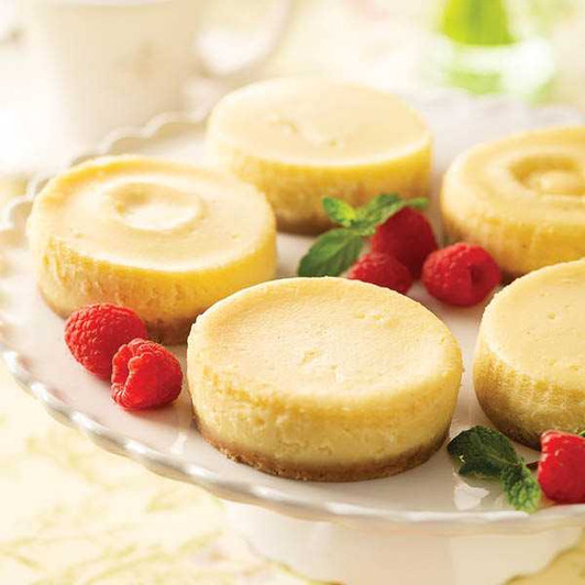 Individual Vanilla Cheesecakes SendaMeal.com