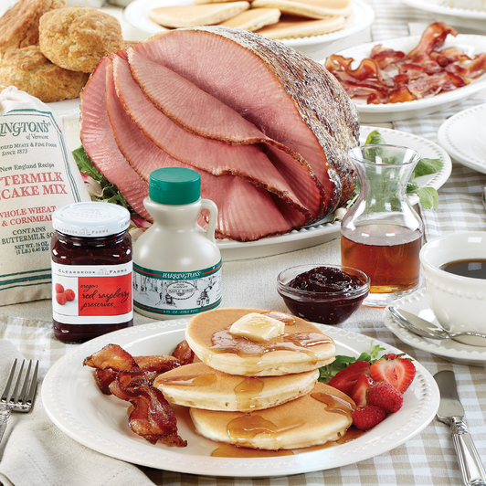 Country Brunch arranged for serving