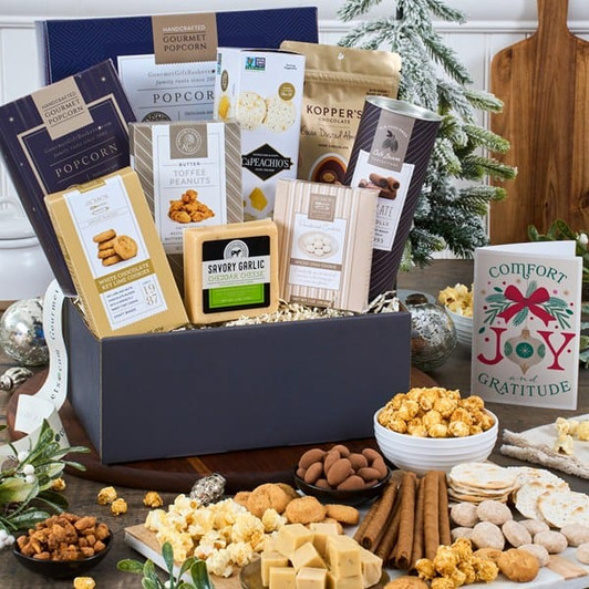 Corporate Christmas Gift with Snacks