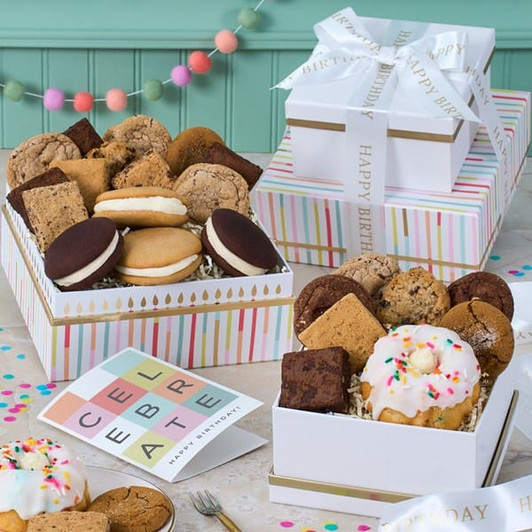 Happy Birthday Bakery Gift Tower Large