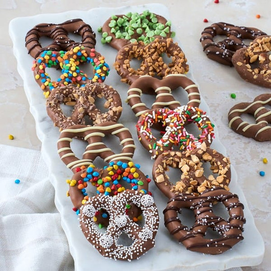 Gourmet Chocolate Dipped Pretzels
