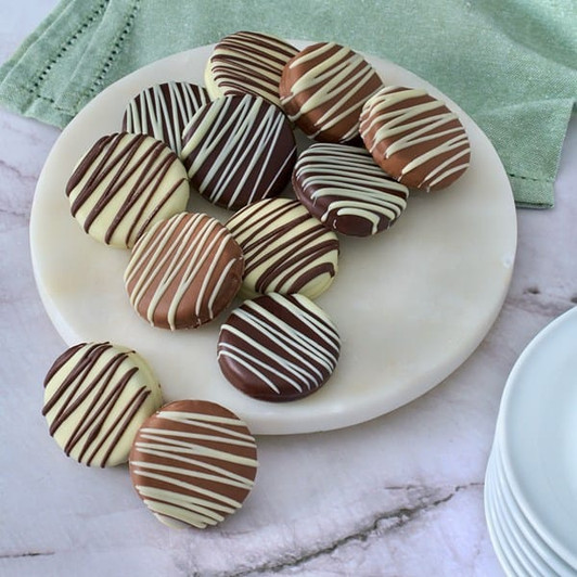 Triple Chocolate Dipped Oreo Cookies