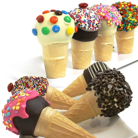 Ice Cream Cone Cake Pops