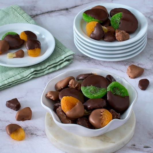 Chocolate Covered Dried Fruit Assortment