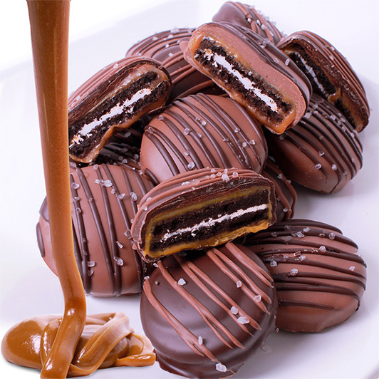 Sea Salt Caramel Oreo Cookies