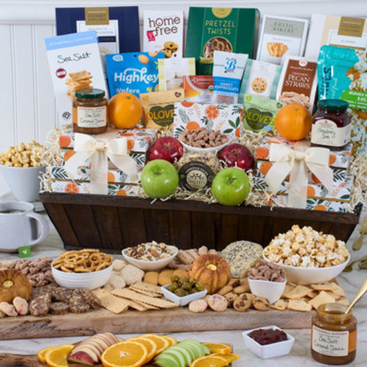 Fruit and Gourmet Gift Basket