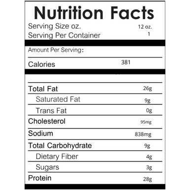 Dry Rub Baby Back Rib Dinner SendaMeal.com