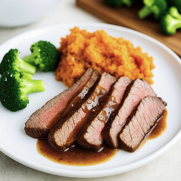 Sliced Flank Steak Meal