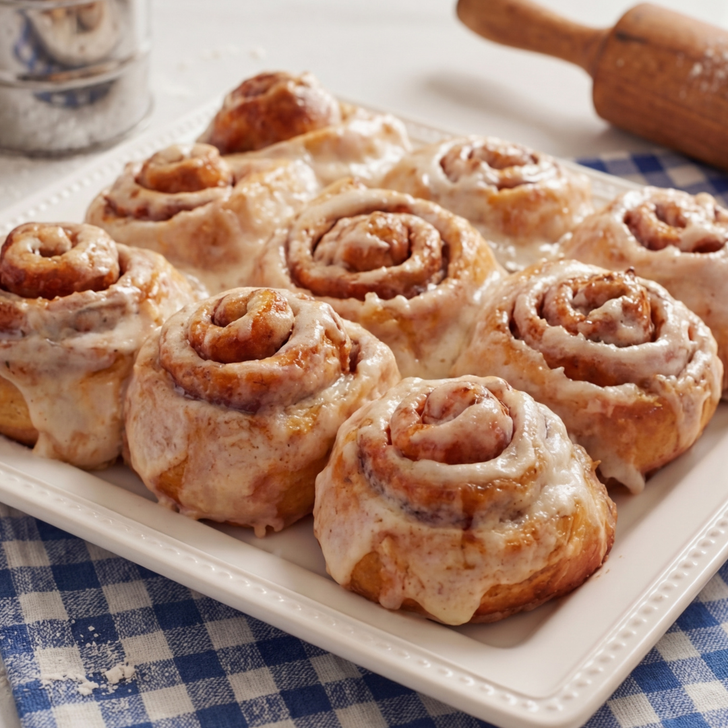 Iced Cinnamon Rolls