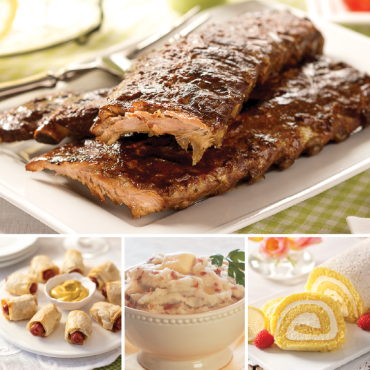 Baby Back Rib Dinner for Two