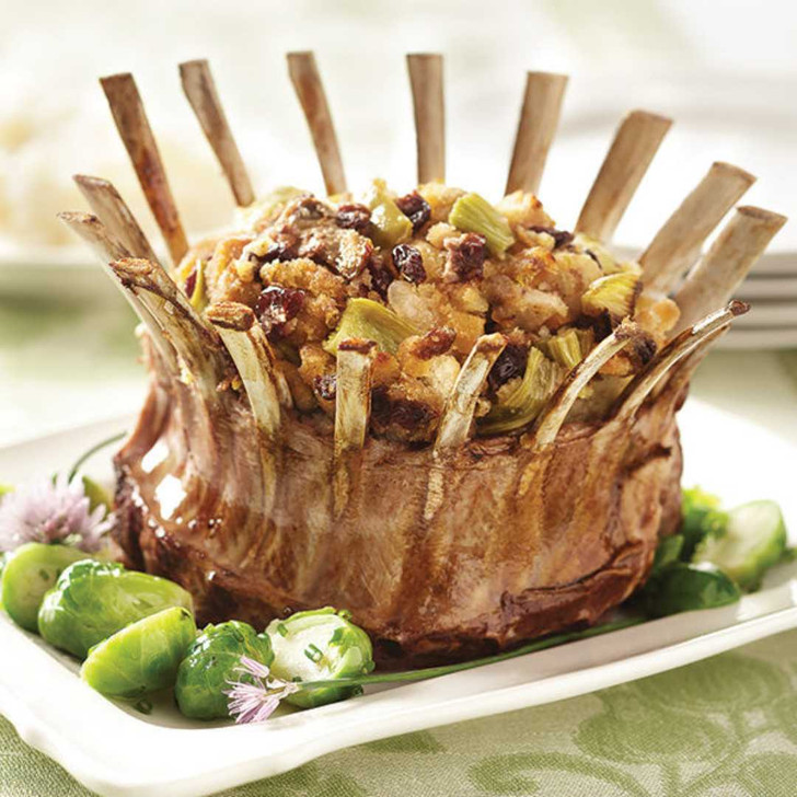 Stuffed Lamb Crown Roast