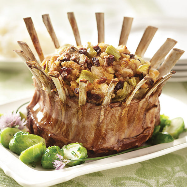 Stuffed Lamb Crown Roast