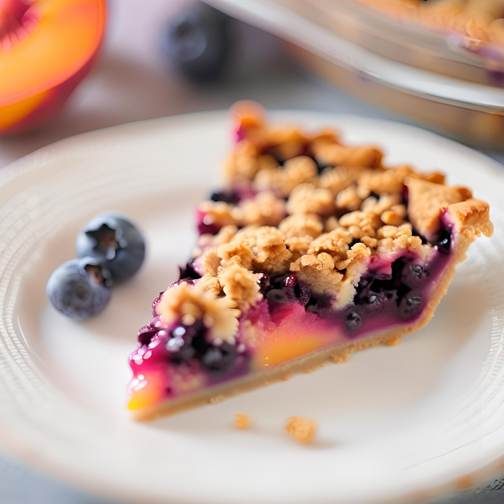Blueberry Peach Cobbler