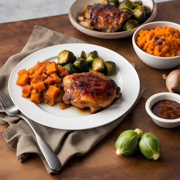 BBQ Chicken Thigh Dinner | Low Carb
