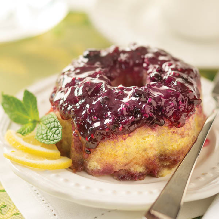 Berry Upside Down Cakes