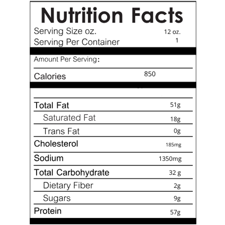 Cheeseburger Nutrition