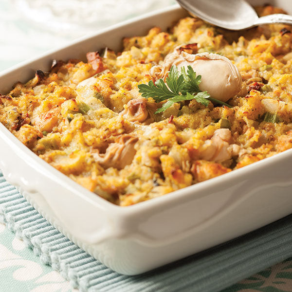 Each Oyster Dressing Casserole is 32 oz. and serves 6-8.