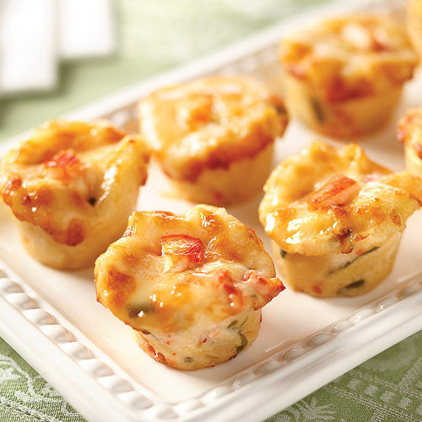 Lobster macaroni and cheese bites