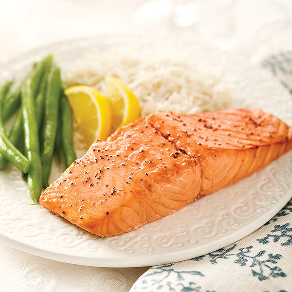 Honey Bourbon Salmon Filets
