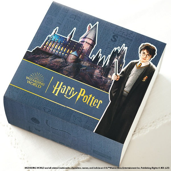 Harry Potter themed cookie gift box, angled view