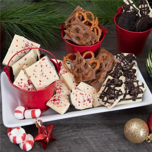 Belgian Chocolate Holiday Bark Collection