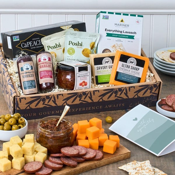 Sympathy Meat and Cheese Sampler