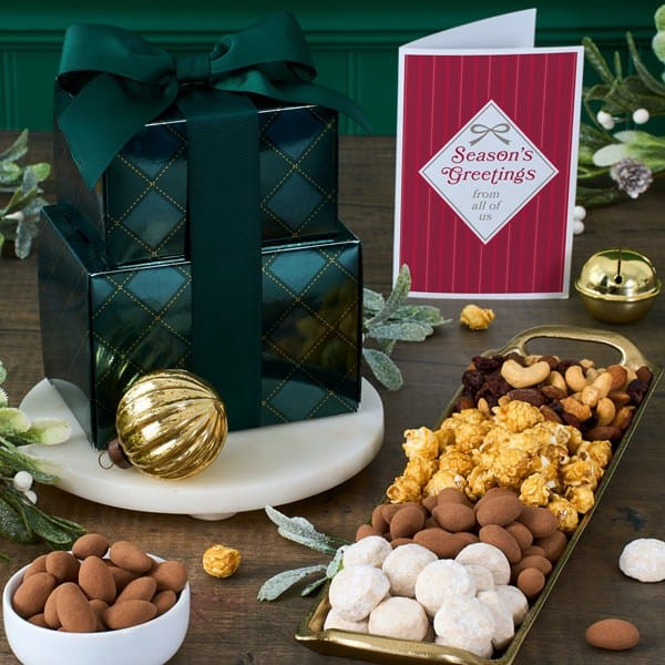 Winter Cheer Gift Tower