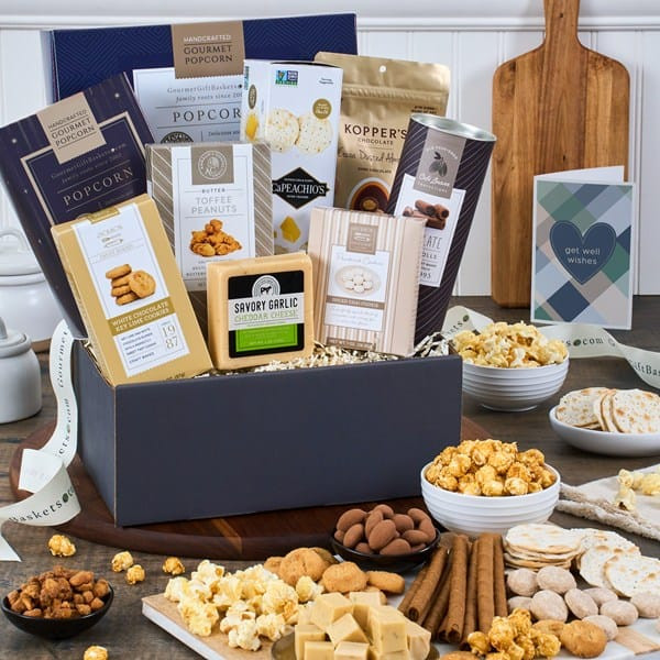 Get Well Snack and Chocolate Gift