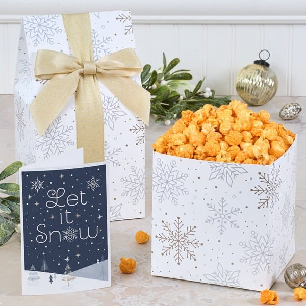 Winter Wishes Cheesy Cheddar Popcorn Gift