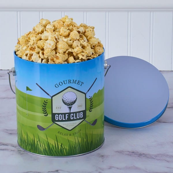 Golf Salt and Pepper Popcorn Tin