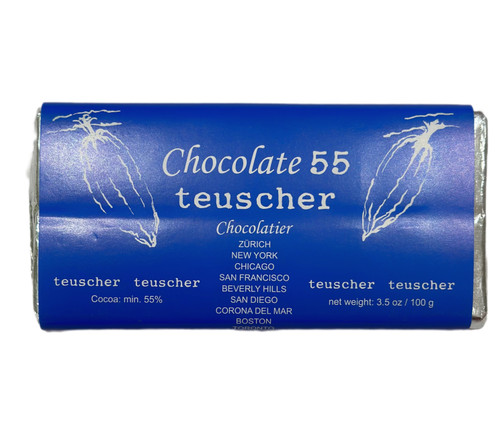 Plain Dark Chocolate Bar 55% (100 gr.)