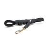 Julius-K9 Color & Grey Super-Grip Leash Black-Grey Width (1/2" / 14mm) Lenght (10ft / 3 m) With Handle, Max for 66lb/30 kg Dog