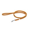 Julius-K9 Color & Grey Super-Grip Leash -Orange-Grey Width (1/8" / 14mm) Lenght (4ft / 1.8 m) With Handle, Max for 66lb/30 kg Dog