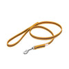 Julius-K9 Color & Grey Super-Grip Leash -Orange-Grey Width (1/2" / 14mm) Lenght (3ft/ 1 m) With Handle, Max for 66lb/30 kg Dog