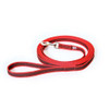 Julius-K9 Color & Grey Super-Grip Leash Red-Grey Width (0.7"/ 20mm) Length (10ft / 3 m) With Handle, Max for 110lb/ 50 kg Dog