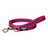 Julius-K9 Color & Grey Super-Grip Leash Pink-Grey Width (0.7"/ 20mm) Length (4ft / 1.2 m) With Handle, Max for 110lb/ 50 kg Dog, Pink