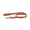 Julius-K9 Color & Grey Super-Grip Leash orange-Grey Width (0.7"/ 20mm) Length (4ft / 1.2 m) With Handle, Max for 110lb/ 50 kg Dog,