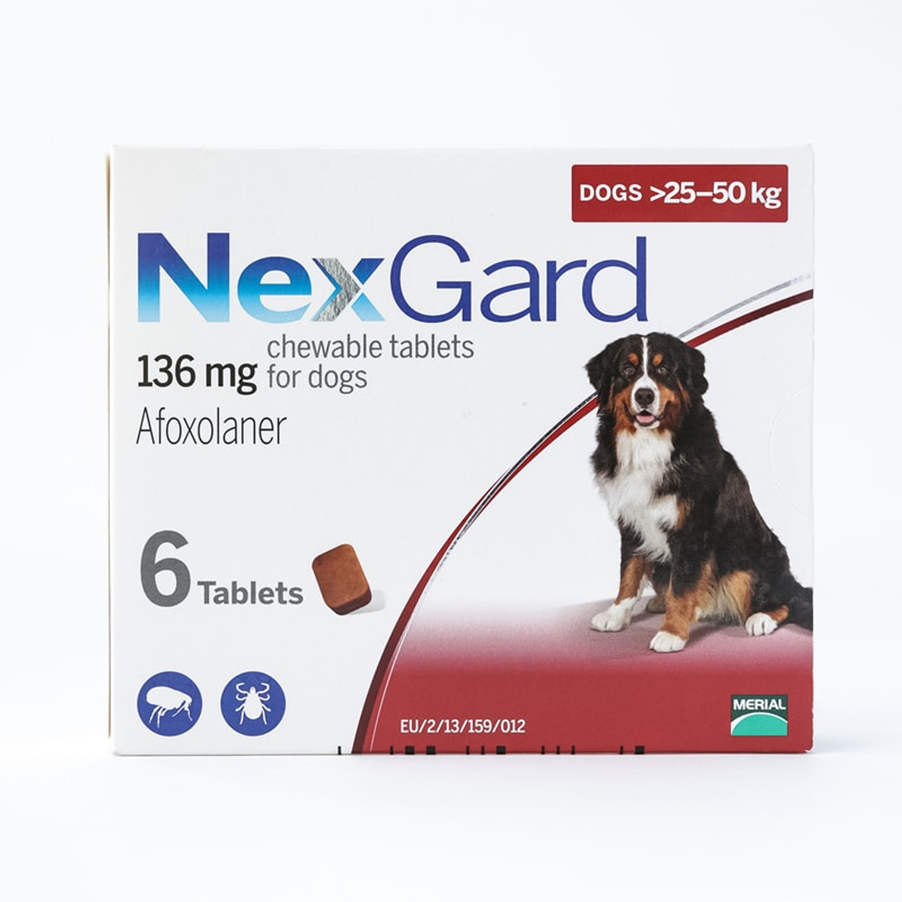 Nexgard Chews  25-50Kg ( 60.1-121lbs), 6 PACK