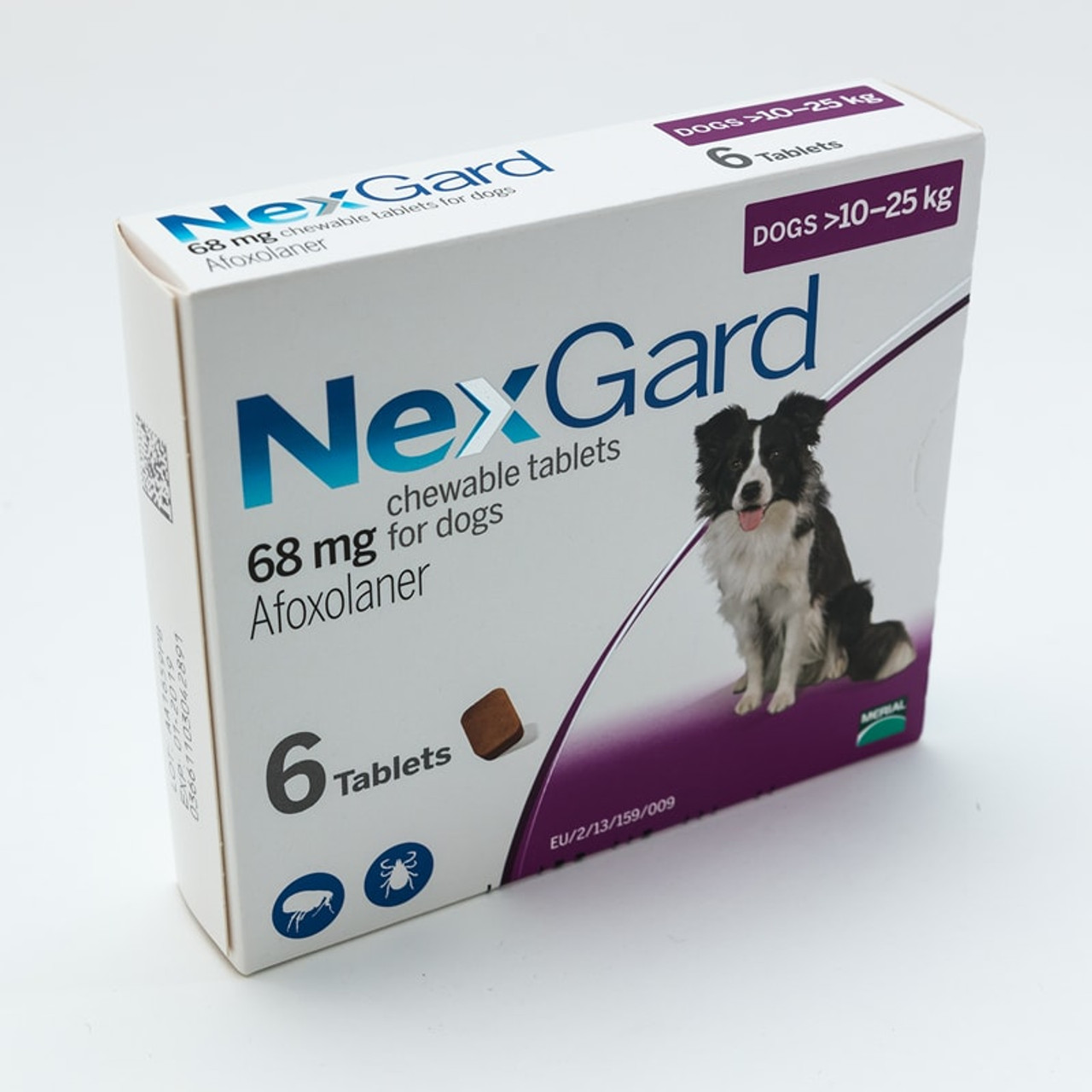 NexGard Chews for Medium Dogs 10-25kg (24.1-60lbs), 6 Pack