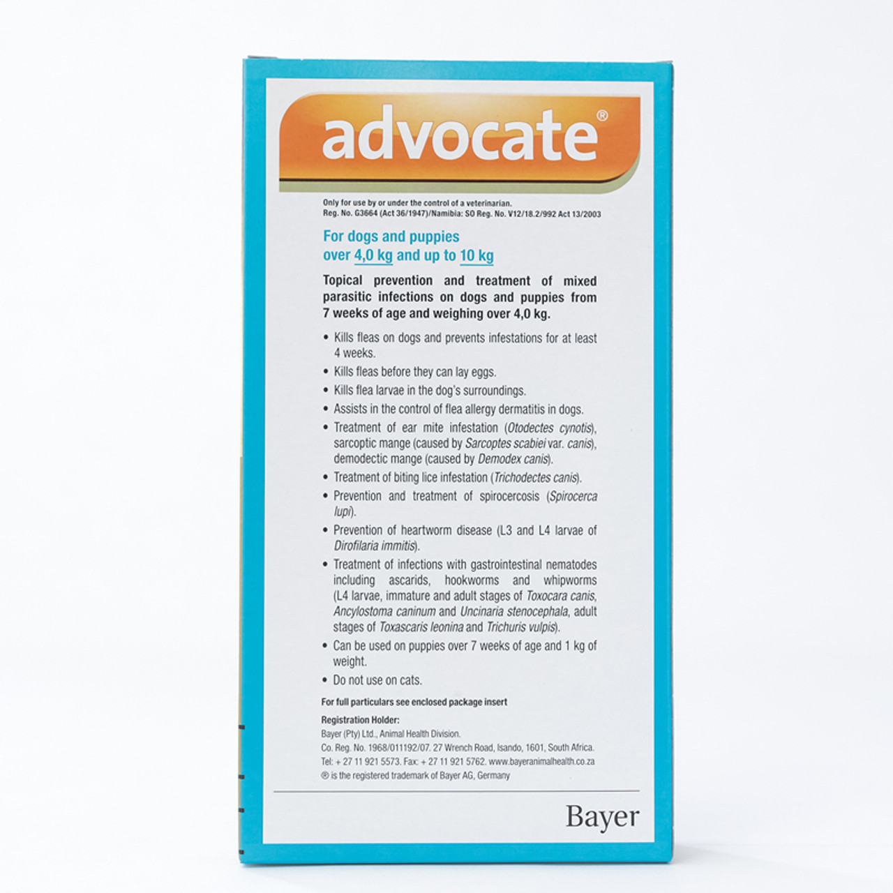 Advocate for Medium dogs 4-10kg (8.8-22lbs), 3 Pack