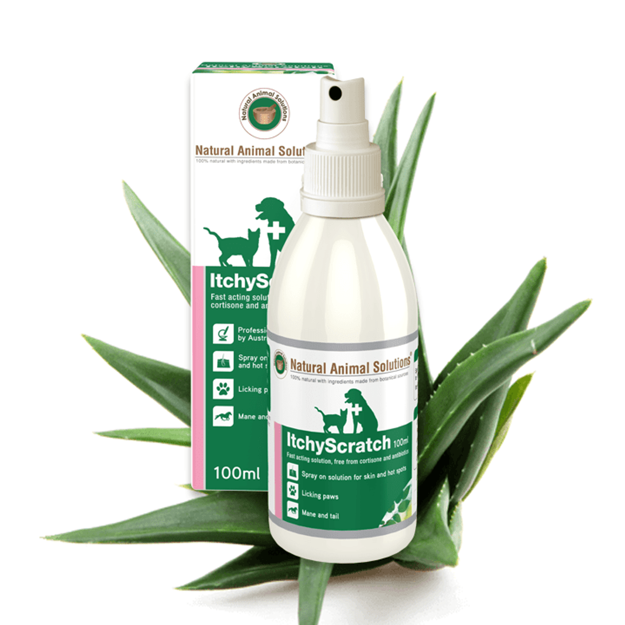 NAS ItchyScratch Skin Spray For Dogs & Cats