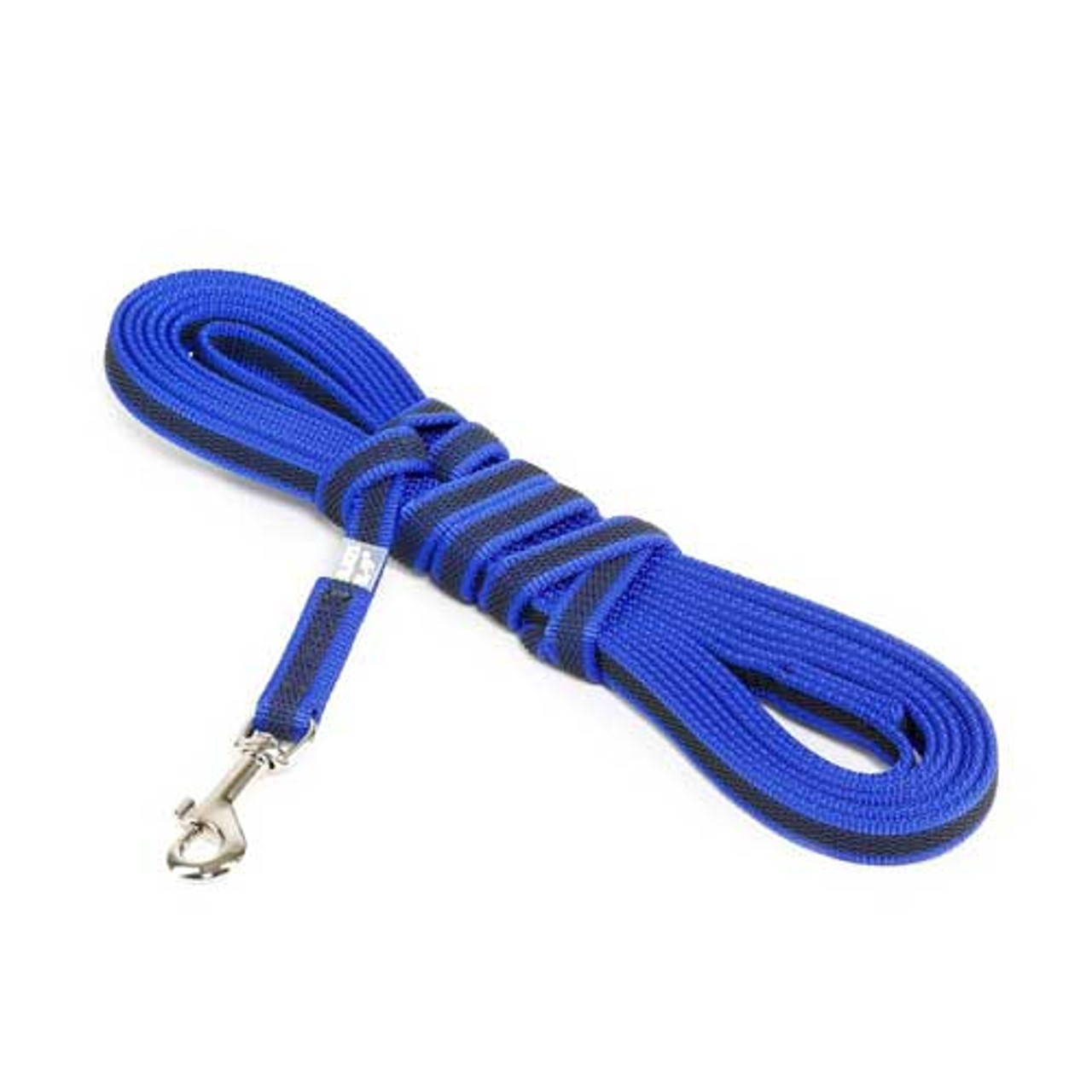 Julius-K9 Color & Grey Super-Grip Leash Blue-Grey Width (1/2" / 14mm) Length (16ft / 5 m) With Handle, Max for 66lb/30 kg Dog