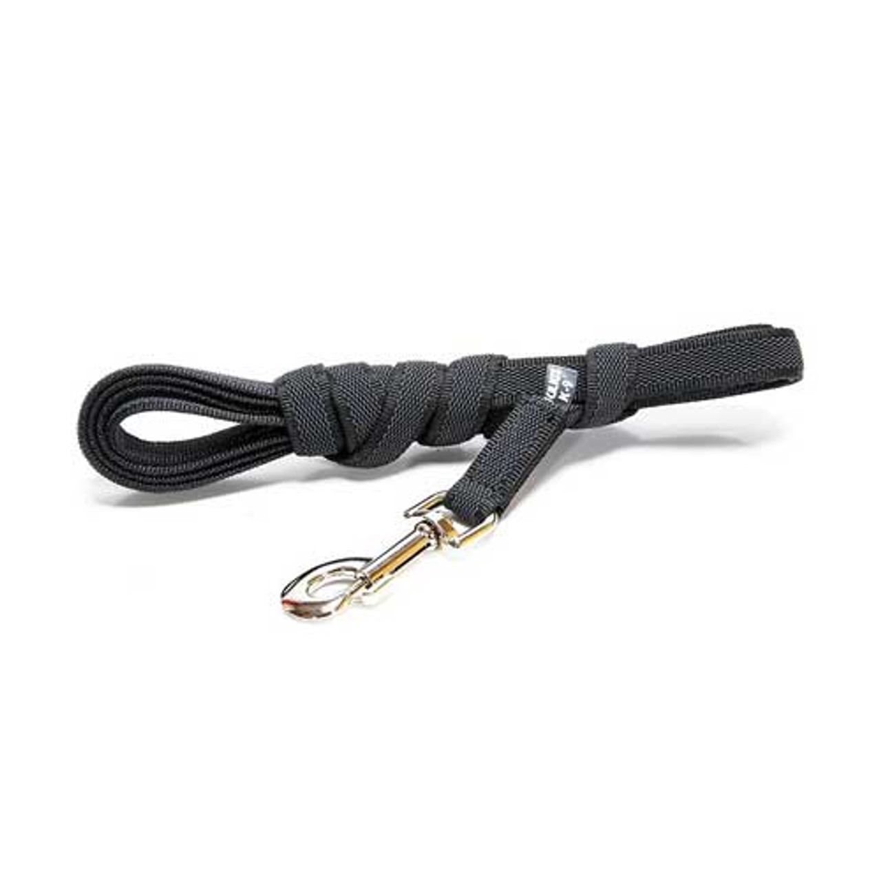 Julius-K9 Color & Grey Super-Grip Leash Black-GreyWidth (0.7" / 20mm) Length: 10ft / 3 m With Handle, Max for 110lb/ 50 kg Dog