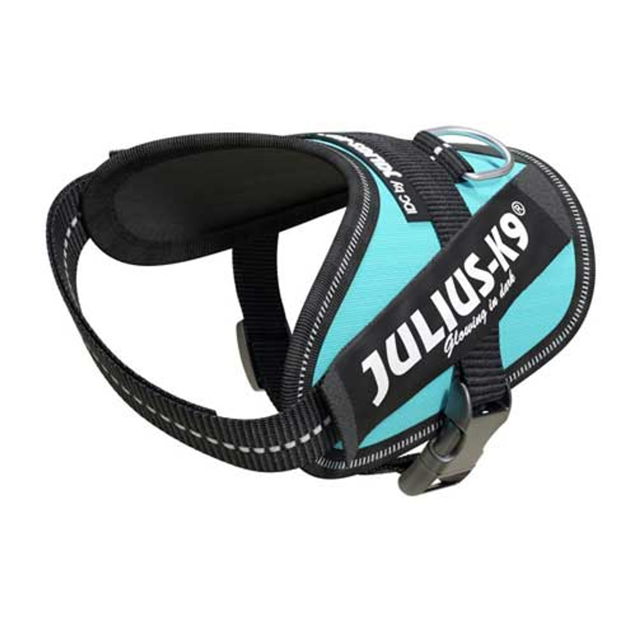 Julius-K9 IDC-Powerharness For Dogs Size: Baby 2, Aquamarine