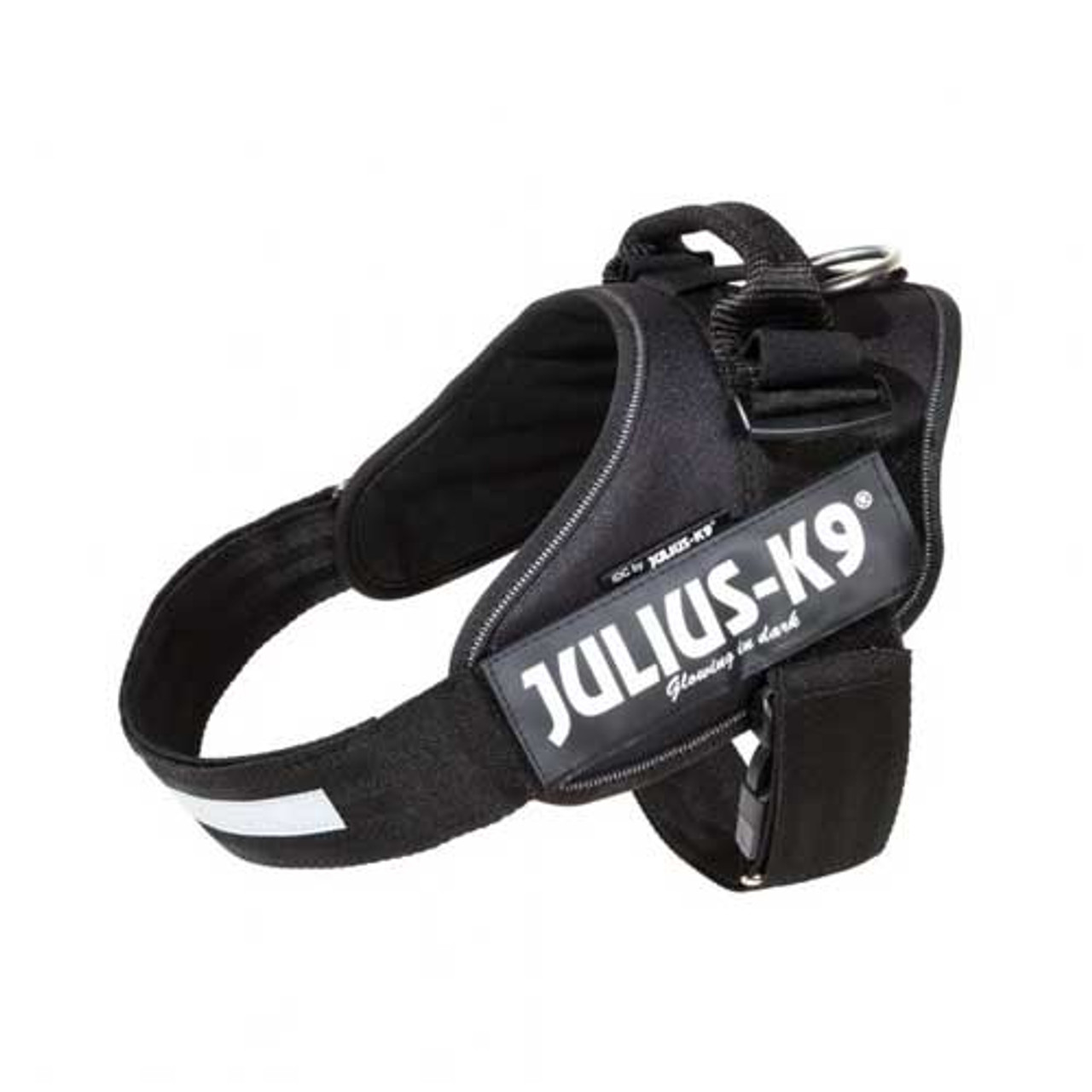 Julius-K9 IDC-Powerharness For Dogs with K9 Security Lock Size: 0, Black