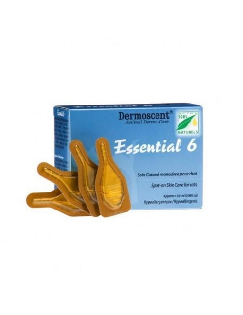 Dermoscent Essential 6 Cat 0.6mL 4Pk