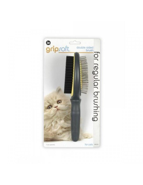 Gripsoft Double Sided Brush for Cats