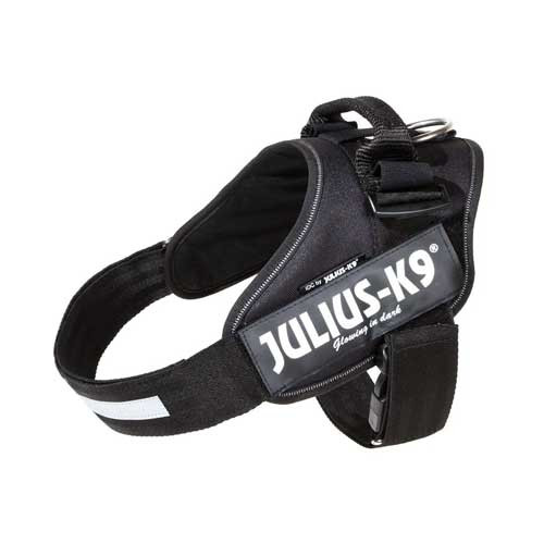 Julius-K9 IDC-Powerharness For Dogs with K9 Security Lock Size: 3, Black