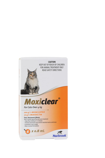 Moxiclear® for Cats over 4kg 6pk