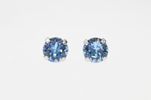 Aquamarine Stud Earrings